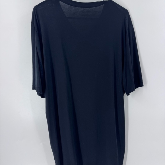 Tommy John Second Skin Charcoal/Black V-Neck Tee - Picture 3 of 5